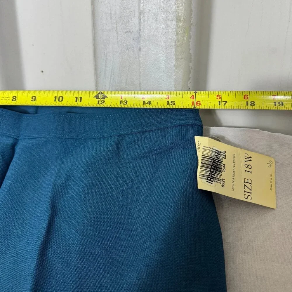 Bend Over By Levi Strauss & Co. Dress Pants Womens Blue Pull On USA Made 18W NWT - Picture 14 of 16